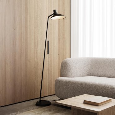 Design for the People Darci - lampadaire - 23 x 54,8 x 143 cm - noir