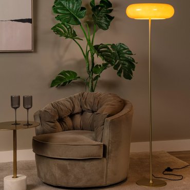 Lucide Sentino - lampadaire - Ø 40 x 150 cm - taupe
