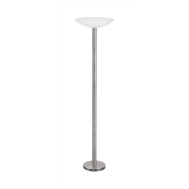 Nova Luce Rocco - lampadaire - Ø 45,5 x 181 cm - 30W dimmable LED inclus - nickel satiné