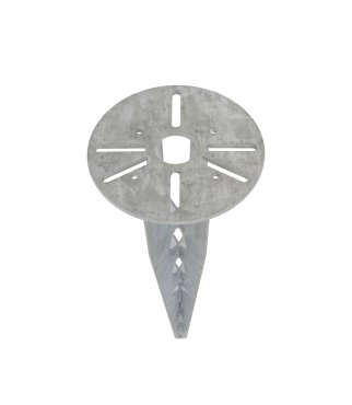 Roi Du Luminaire Pike Premium - ancrage piquet de sol incl. matériel de fixation - Ø 15 x 40 cm - acier galvanisé