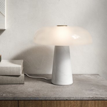 Design for the People Glossy - lampe à poser - Ø 32 x 32 cm - blanc opale