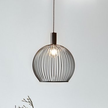 Design for the People Aver 50 - lampe suspendue - Ø 50 x 361,85 cm - noir