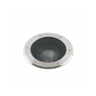 Faro Geiser Orientable - spot rond pour l'extérieur - Ø 260 mm, Ø 200 mm à encastrer - 29W LED inclus - IP67 - acier inoxydable satiné - 38 degrés