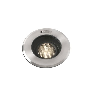 Faro Geiser Orientable - spot rond pour l'extérieur - Ø 130 mm, Ø 116 mm à encastrer - 7W LED inclus - IP67 - acier inoxydable satiné