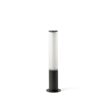 Faro Tura - lampe de jardin - Ø 16 x 65 cm - 20W LED inclus - IP65 - gris foncé