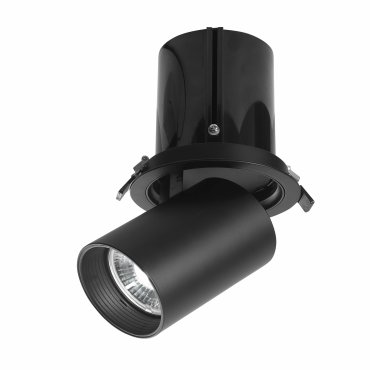 Nova Luce Juno - spot encastré - Ø 96 mm, dimension d’encastrement Ø 85 mm - 15W LED incluse - noir