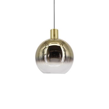 Artdelight Rosario - lampe suspendue - Ø 20 x 150 cm - or fumé