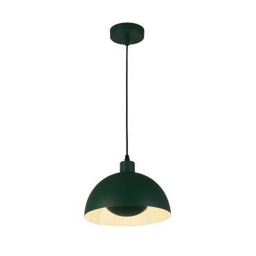 Searchlight Mars - lampe suspendue - Ø 25 x 150 cm - vert mat et crème