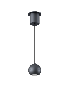 Artdelight Miami - suspension - Ø 10 x 218 cm - 10W dimmable LED inclus - noir