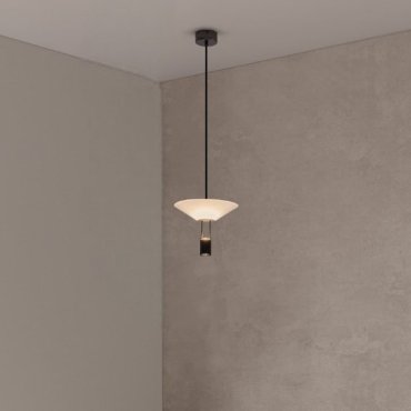 Nova Luce Anafi - lampe suspendue - Ø 22 x 210 cm - 8W LED inclus - noir sablé