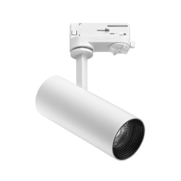 Nova Luce Track - Système de rail triphasé - Ø 6,1 x 21 cm - 12W LED inclus - blanc - couleur de lumière blanc chaud