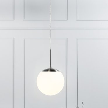 Nordlux Cafe - lampe suspendue - Ø 25 x 218 cm - blanc opale