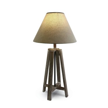 ONE Light Wood Nostalgia - lampe à poser - Ø 30 x 60 cm - marron