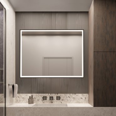 Nova Luce Ambor - applique murale - 60 x 80 x 5,5 cm - 37W LED inclus - IP44 - noir anodisé