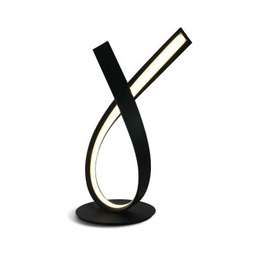 ONE Light Ribbon - lampe de table - Ø 16 x 36 cm - 10W LED inclus - noir