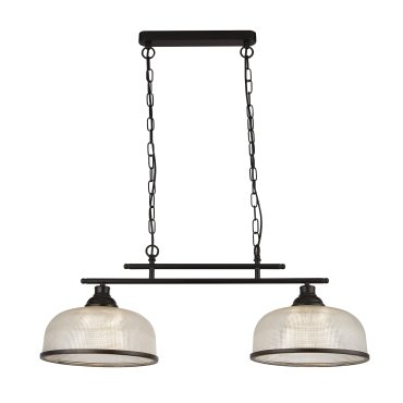 Searchlight Highworth - lampe suspendue - 75 x 120 cm - noir mat