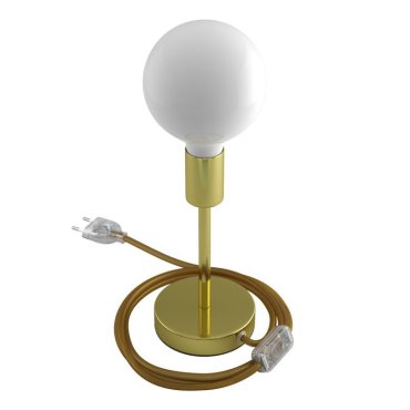 Creative Cables Alzaluce - lampe à poser - Ø 12 x 24 cm - métal - or