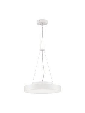 Nova Luce Perfect Profile - lampe suspendue sur télécommande - Ø 40 x 120 cm - 24W LED dimmable inclus - 2700K-6000K - blanc