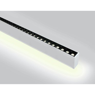 ONE Light LED Linear Profiles - lampe suspendue - 130 x 7 x 3,5 cm - 40W + 20W LED inclus - blanc - couleur de lumière blanc chaud