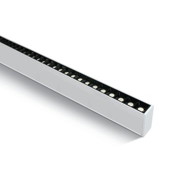 ONE Light LED Linear Profiles - plafonnier/pendentif - 130 x 7 x 3,5 cm - 40W LED inclus - blanc - couleur de lumière blanc chaud