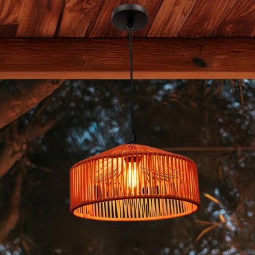 New Garden Calabardina - lampe suspendue - Ø 30 x 500 cm - IP44 - terre cuite
