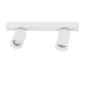 Nova Luce Tod - spot en saillie 2L - 35 x 6 x 12,7 cm - blanc sable