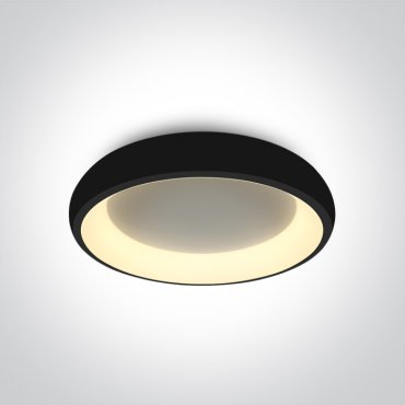 ONE Light LED Décoratif - plafonnier - Ø 40 x 8,5 cm - 30W LED inclus - noir - couleur de lumière réglable