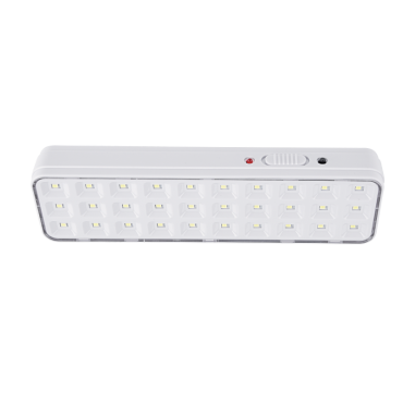 Elmark - lampe de secours - 20 x 5,4 x 3,2 cm - 2W - blanc