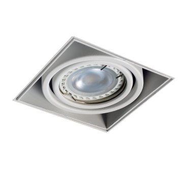 Zuma Line Oneon DL50-1 - spot à encastrer avec hauteur de surface réglable - 88 x 88 mm, 89 x 89 mm taille d'encastrement - blanc