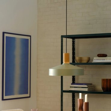 Nordlux Elvas cork - lampe suspendue - Ø 37,5 x 234,5 cm - vert