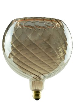 Segula Ampoule LED - Floating Line Twisted - Ø 20 x 23 cm - E27 - 6W dimmable - 1900K - fumé