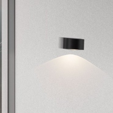 Nova Luce Opera - applique murale extérieure - 11 x 6,8 x 10 cm -  6W LED inclus - IP54 - anthracite foncé