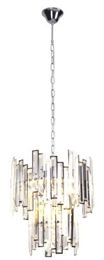 Maxlight Nemo - lustre - Ø 40 x 140 cm - chrome