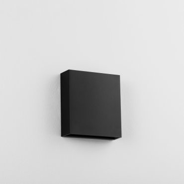 Nova Luce Way - applique murale extérieure - 13 x 14 x 4 cm - 6W LED inclus - IP65 - noir sablé