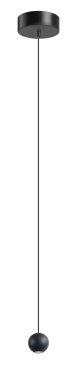 ETH Grace - suspension - Ø 4,8 x 250 cm - 4W LED dimmable inclus - noir