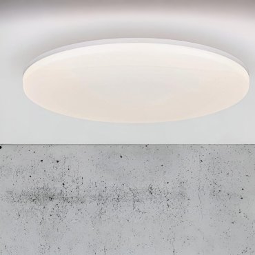 Nordlux Vic - plafonnier - Ø 35 x 4 cm - 32W LED inclus - IP21 - blanc - couleur de lumière blanche (4000K)