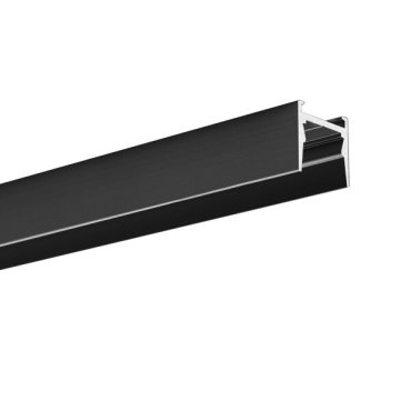 KLUS Micro-HG - Profilé LED pour un faisceau plus étroit - 1,6 x 1,5 cm - noir