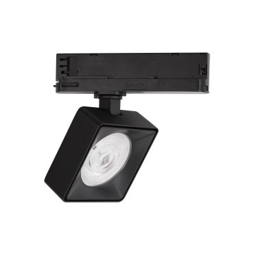 Nova Luce Roler - Projecteur sur rail triphasé - 9,5 x 9,5 x 15,5 cm - 20W LED inclus - noir sable