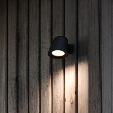 Nordlux Aleria - applique murale extérieure - 14,7 x 11,5 x 11,3 cm - IP44 - noir