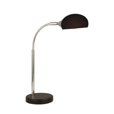 Searchlight Astro - lampe à poser - 15 x 49 cm - noir et chrome