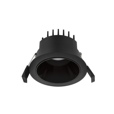 Nova Luce Carpo - spot à encastrer - Ø 100 mm, Ø 90 mm à encastrer - 10W LED inclus - noir