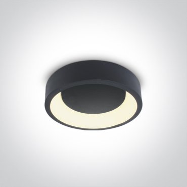 ONE Light LED Decorative Plafo Round CCT V - plafonnier - Ø 30 x 8 cm - 20W LED inclus - anthracite