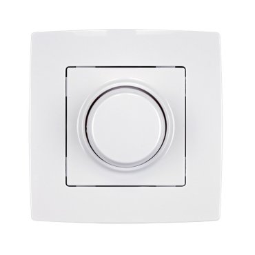 Elmark City - Variateur rotatif unipolaire à LED - 3 à 300 watts LED - blanc