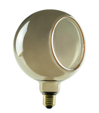 Segula Ampoule LED - Globe flottant ouvert - Ø 15 x 20 cm - E27 - 6W dimmable - 1900K - fumé