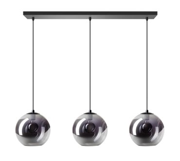 ETH Orb - suspension - 65 x 25 x 200 cm - noir