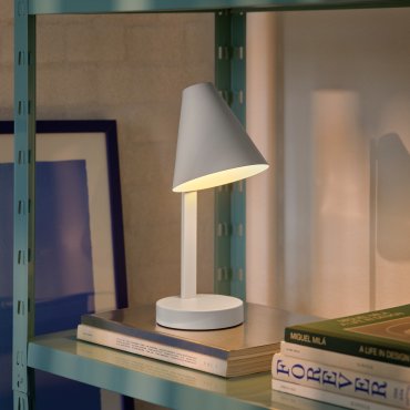 Nordlux Wilmer - lampe à poser - Ø 13,7 x 32,9 cm - blanc