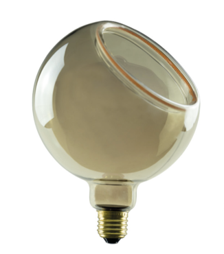 Segula Ampoule LED - Globe flottant - Ø 15 x 20 cm - E27 - 6W dimmable - 1900K - fumé