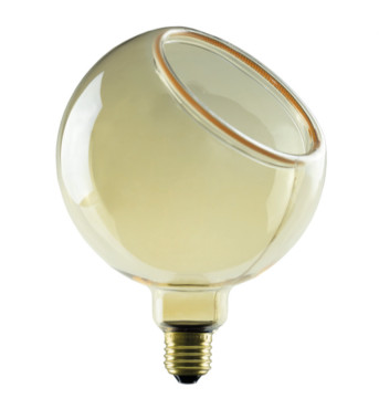 Segula Ampoule LED - Globe flottant - Ø 15 x 20 cm - E27 - 4,5W dimmable - 2200K - ambre