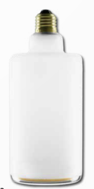Segula Ampoule LED - Floating Line - Ø 9 x 21 cm - E27 - 4,5W dimmable - 2200K - frosted