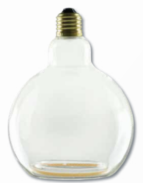Segula Ampoule LED - Globe flottant - Ø 12,5 x 16,5 cm - E27 - 6,2W dimmable - dim to warm 2000 to 2700K - transparent
